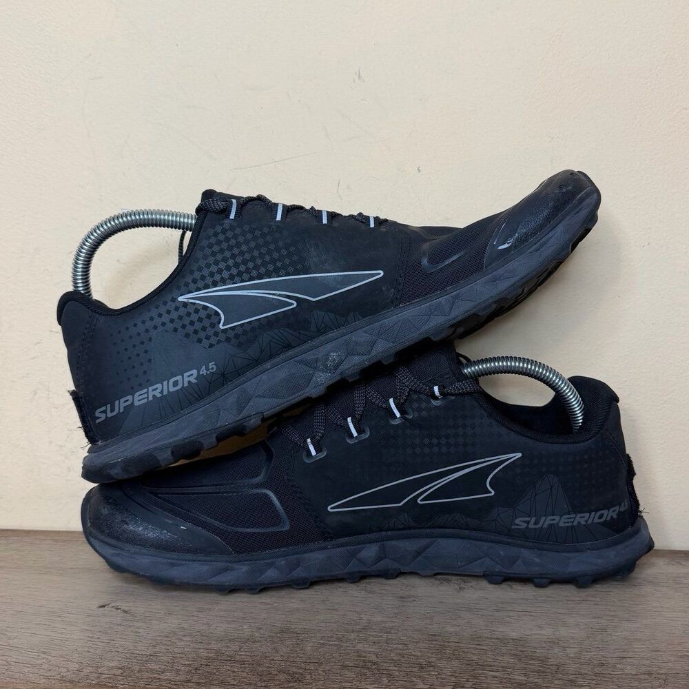 Altra Superior 4.5 Men's Trail Running Shoes Black size 10.5 sneakers